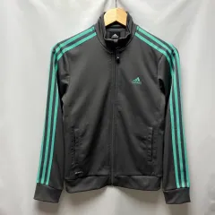 正規品/95 adidas 3本線 チャコールミント トラックジャージ/ジャージ (ヨーロッパ)