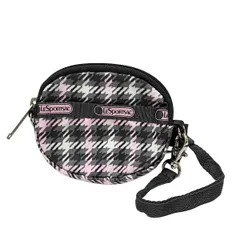 LESPORTSAC(レスポートサック) コインケース - 黒×ダークグレー×ライトピンク