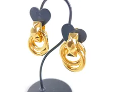 モネ　MONET　アメリカンヴィンテージ　デザイン　イヤリング　ゴールドカラー　送料無料