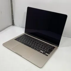 【中古】MacBook Air 13ｲﾝﾁ Apple M4搭載ﾓﾃﾞﾙ [SSD 256GB/ﾒﾓﾘ16GB/10ｺｱCPUと8ｺｱGPU] ｽﾀｰﾗｲﾄ MW0Y3J/A[24]