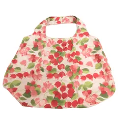 シビラ SYBILLA 美品 エコバッグ トートバッグ 折りたたみ 買い物袋 総柄 花柄 ピンク系 ■KYのサムネイル