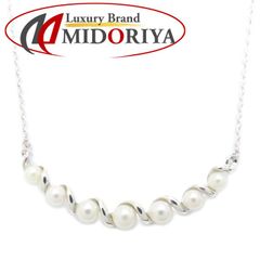 MIKIMOTO ミキモト パール ネックレス 真珠3.5～4.8ミリ シルバー レディース/294809【中古】【BJ】