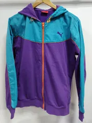 ｈ31◆プーマPUMA  ジャージ メンズ Lサイズ 紫ブルーオレンジライン