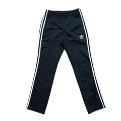 古着 adidas アディダス トラックパンツ ブラック スリーストライプス 2511-522