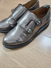DR. MARTENS ドクターマーチン RAF SIMONS ラフ シモンズ モンク ストラップ シューズ シルバー