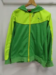 ｈ32◆プーマPUMA  ジャージ メンズ Lサイズ 緑×黄緑