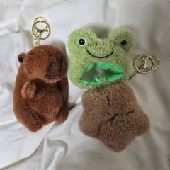 まとめ カピバラ ぬいぐるみ キーホルダー (BLACKPINK(ブラックピンク・ブルピン) ジェニ アイテム)