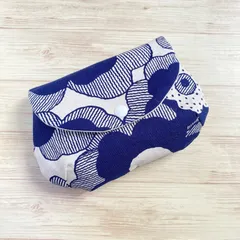 ハンドメイド ポーチ フラップポーチ 北欧 花柄