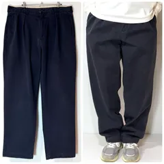 90s Polo Ralph Lauren ポロラルフローレン ツータック チノパン W38L32 ネイビー 紺 ANDREW PANT アンドリューパンツ トラウザース パンツ ワイドバギー ポロチノ 厚手 コットン 極太 1990年代 p25123437