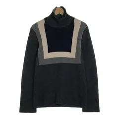 COMME des GARCONS HOMME PLUS コムデギャルソンオムプリュス タートルネック ウールニットセーター チャコールグレー オールド PN-040220 AD1996 Size S 相当