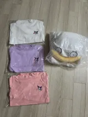 120 クロミ 刺繍 Tシャツ 3枚 + アヒル 動物 室内 パジャマ まとめ