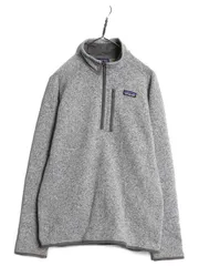 【お得なクーポン配布中!】 パタゴニア ベターセーター ハーフジップ メンズ M / 15年製 フリース セーター 裏起毛 プルオーバー ブルゾン ジャケット 霜降り グレー