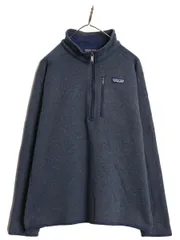 【お得なクーポン配布中!】 パタゴニア ベターセーター ハーフジップ メンズ XL 17年製 フリース セーター プルオーバー ジャケット 裏起毛 ブルゾン 大きいサイズ 紺