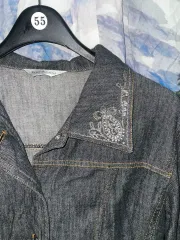 ヴィンテージ必須アイテム ブラックデニム ヴィンテージシャツ ブラックデニムジャケット y2k 森ガール ギャル レトロ