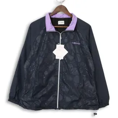 【新品 未使用】 HEAD ヘッド 撥水加工 ドット ウィンドブレーカー ジップ ジャケット ブルゾン Sz.LL レディース 紺 大きい