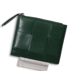 Alice & Elmer アリスアンドエルマー 通年★ 格子状 二つ折り財布 ジップ付き コンパクト ウォレット Sz.F メンズ