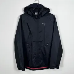 プーマ/フード ウィンドブレーカー ジャケット アウター ブラック メンズXL 105/ラデン