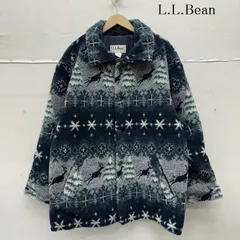 エルエルビーン 80s USA製 ノルディック 総柄 ボア ジャケット メンズ 表記無し ISItems【USED】【古着】【中古】50151340