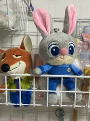 ズートピア ジュディ/ニック ぬいぐるみキーホルダー セット