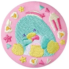 【中古】食玩 雑貨 7.タキシードサム 「サンリオキャラクターズ 刺繍缶バッジ付きビスケット2」