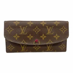 ルイ・ヴィトン(Louis Vuitton) ルイ・ヴィトン 長財布 モノグラム ポルトフォイユエミリー M60697 フューシャレディース P2031389