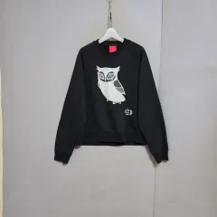 LUCKY CHOUETTE ラッキーシュエトゥ ブラック スウェット 36 n1960