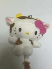 クラシック) 乳牛 hello kitty(ハローキティ) ぬいぐるみ キーホルダー