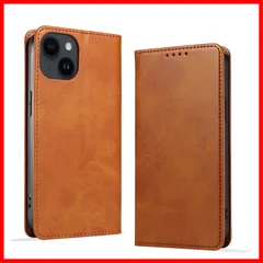 KWATUNG iphone 15 用ケース 手帳型 PUレザー アイフォン15用ケース 手帳型 軽量 薄型 マグネット式 カード収納 スタンド機能 アイホン 15 用カバー 衝撃吸収 落ち着いた色 iphone 15 用スマホケース 放熱性 折りたたみ 6.
