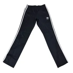 古着 adidas アディダス トラックパンツ ブラック スリーストライプス  2511-529