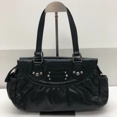 LOMGCHAMP レザー ハンドバッグ ブラック ロンシャン SGSS26-0040