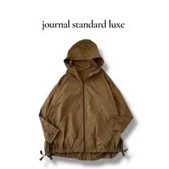 美品 ジャーナルスタンダードラックス リップタフタ フードブルゾン M ブラウン 定価30800円 journal standard luxe 6J058のサムネイル