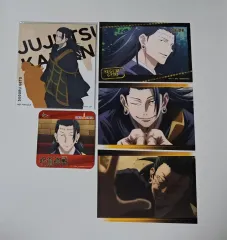 呪術廻戦 夏油（ゲトウ） 傑 ビジュアル色紙 コースター はがき イラスト グッズ まとめ
