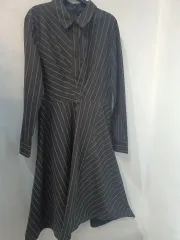 keithストライプシャツ ロング ONE PIECE