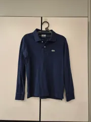 ラコステ ネイビー 長袖 ポロTシャツ 3