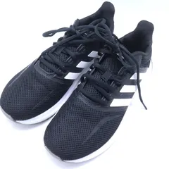 アディダス スニーカー ランニングシューズ 靴 レディース 23.5サイズ ブラック adidas 【中古】