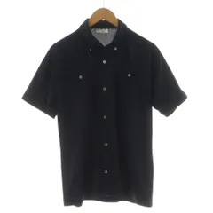 アディダス adidas ポロシャツ L 紺 ネイビー 半袖 ボタンダウンカラー メッシュ /RP ■GY58