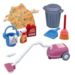 【中古】おもちゃ そうじきセット 「シルバニアファミリー」