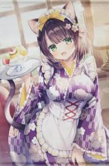 【中古】同人ポスター・タペストリー・カレンダー系 【オリジナル】B1Wスエードタペストリー けもみみじぇねれ～しょん!(三つ葉ちょこ) 2022.4/メロンブックス