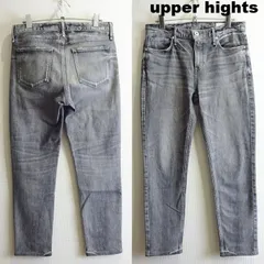 upper hights × IENA　アッパーハイツ　THE STELLA　W76cm / w25 / L　ストレッチ　ミッドライズボーイズデニム　レディース　グレー　日本製　1392191