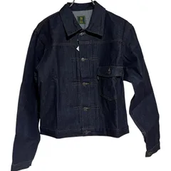 C422 NOEN デニム ジャケット ジージャン Gジャン インディゴブルー L