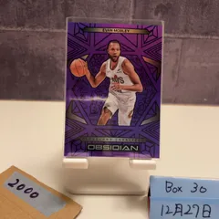 2024-25 Panini Obsidian Evan Mobley 54/75 Cleveland Cavaliers Purple カード