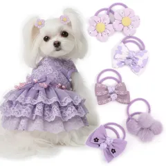 【人気商品】お返し ギフト 贈り物 プレゼント 髪飾り まとめ髪 お誕生日 髪留め おしゃれ かわいい 女の子 女の子 ベビーヘアゴム 幼児 子供 ヘアアクセサリー (ムラサキ) 10本セット アクセサリー ゴム リボン ベビー 赤ちゃん ヘアゴム キッズ B