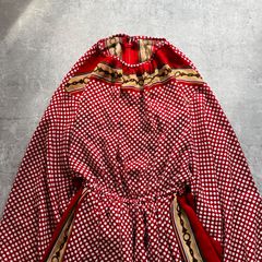 昭和 ギャル オールインワン 一点物 当時物 古着 花柄 つなぎ パンツ 
