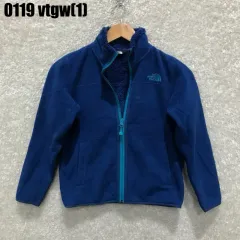 THE NORTH FACE ザノースフェイス ブルー フリース ジップアップ ジャケット キッズ