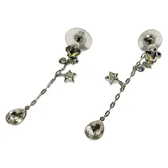 SWAROVSKI(スワロフスキー) ピアス - シルバー×クリア スター(星)