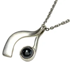 GEORG JENSEN(ジョージジェンセン) ネックレス - シルバー×ダークグレーのサムネイル