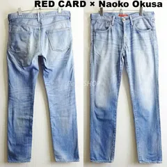 RED CARD × Style Note 大草直子　レッドカード　W82cm / W25 / L　ON64503　ボーイフレンド スキニーデニム　ストレッチ　ライトブルー　レディース　日本製