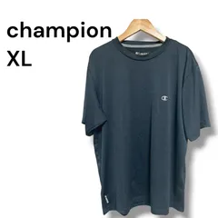 a1755 Champion チャンピオン VAPOR パフォーマンス Tシャツ XL ネイビー