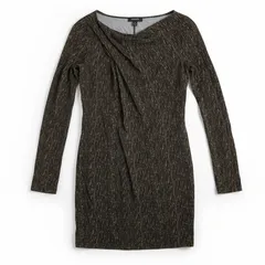 マックスアンドコー MAX&CO チュニック ワンピース丈 薄手 長袖 ブラウン Mサイズ 985090