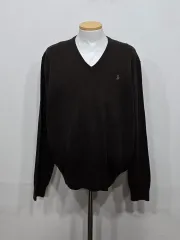 110 メンズ POLO RALPH LAUREN(ポロラルフローレン) Vネック ニット ブラウン